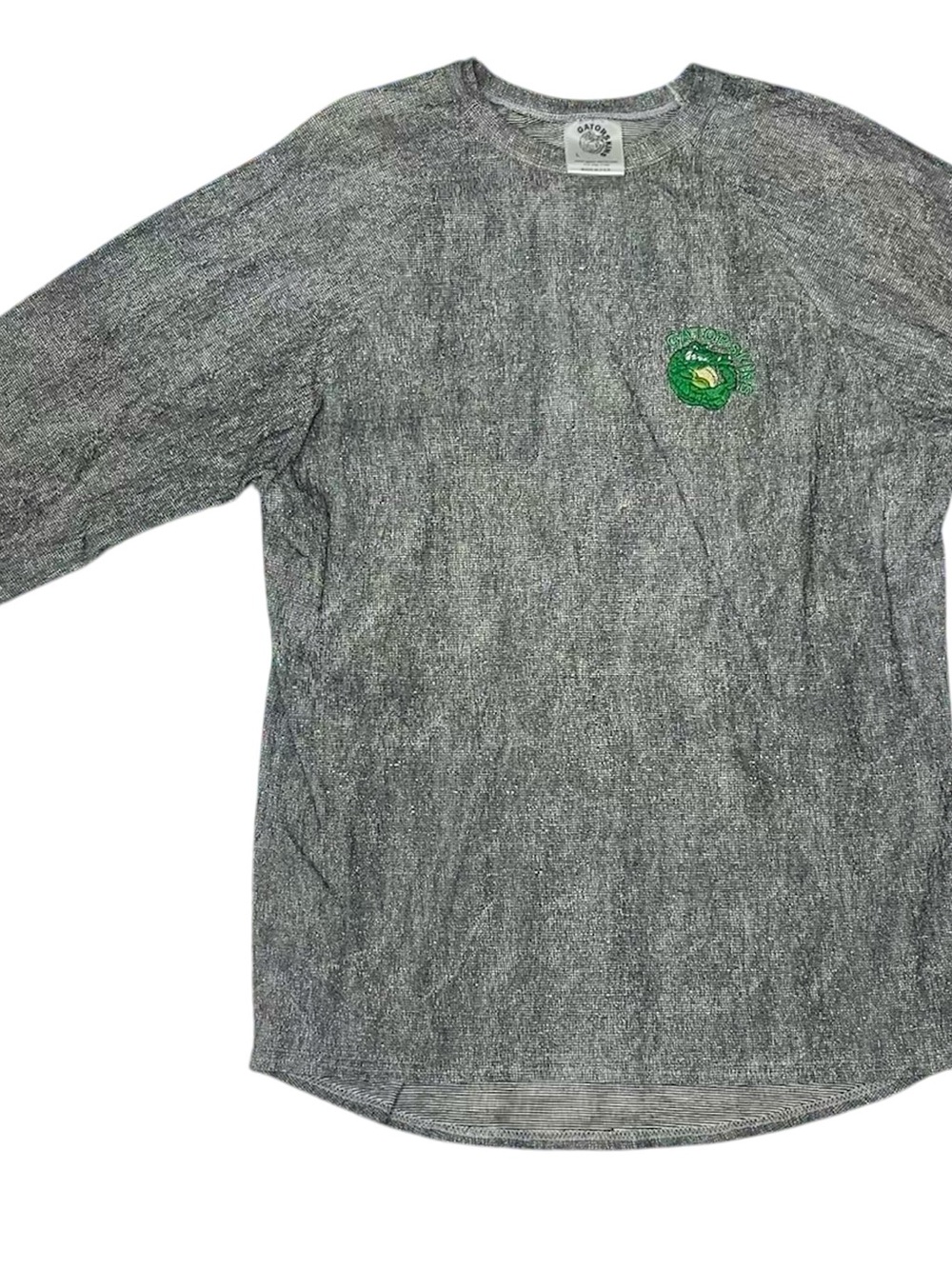 Gatorskins Shirt Men Large Gray Thermal Windproof Breathable Long Sleeve